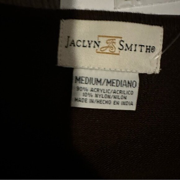 Jaclyn Smith Vintage Floral Two-Piece Set Brown Top M Maxi Skirt L Cottagecore - Picture 8 of 10